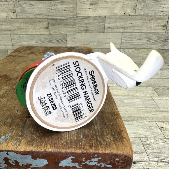 Vintage 1997 Hallmark Shoebox Maxine & Floyd Christmas Stocking Hanger, Signed - Picture 6 of 7